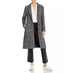 Rag & bone Dani Single-Button Wool Coat. 100% Wool Coat Charcoal Gray Size M